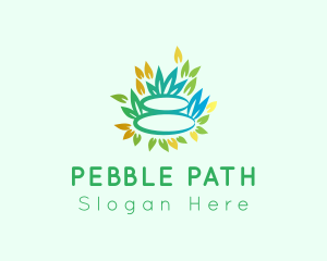 Natural Garden Pebbles logo design