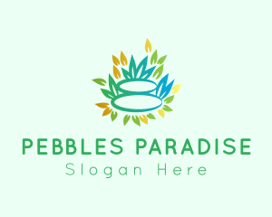 Pebbles - Natural Garden Pebbles logo design