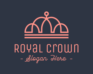 Princess - Pink Princess Tiara logo design