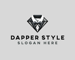 Diamond Suit Tailoring logo design