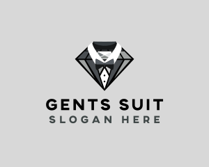 Diamond Suit Tailoring logo design