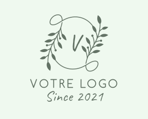 Etsy - Organic Leaf Spa logo design