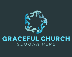 Life - Group Star Human Organization logo design