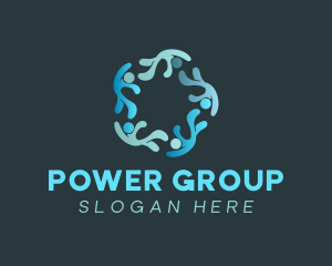 Group Star Human Organization logo design