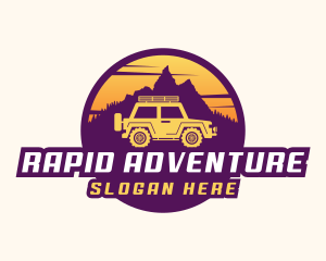 Adventure Automotive Jeep logo design