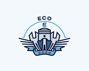 Automotive Engine Mechanic Logo