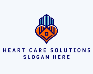 Heart Building Realty  logo design