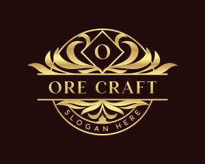  Luxury Ornamental Crest Logo