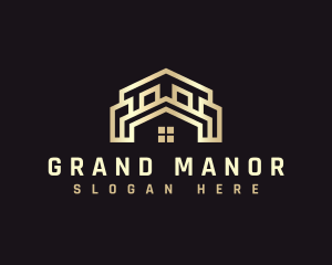 Mansion - Realty House Mansion logo design