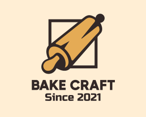 Wooden Rolling Pin logo design