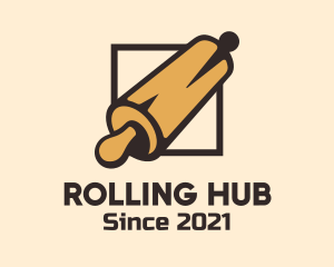 Wooden Rolling Pin logo design