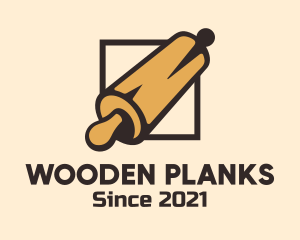 Wooden Rolling Pin logo design