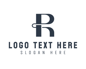 S letter logo cog wheel lettermark monogram - type