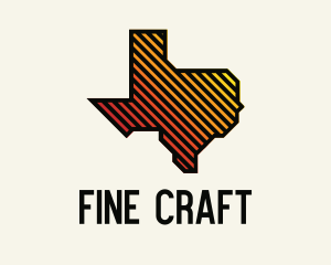 Texas Map Grill logo design