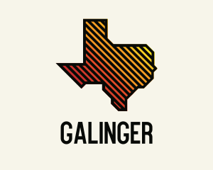 Texas Map Grill logo design