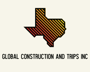 Ranch - Texas Map Grill logo design