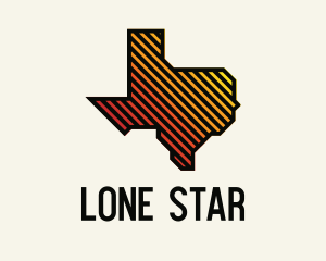 Texas Map Grill logo design