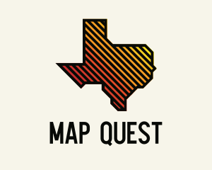 Texas Map Grill logo design