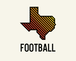 Dallas - Texas Map Grill logo design