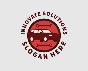Car Dealership - Car Mechanic Badge logo design
