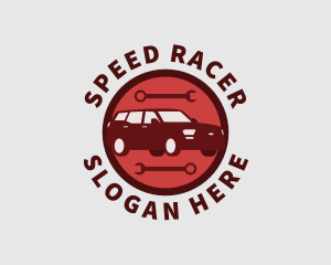 Car Service - Car Mechanic Badge logo design
