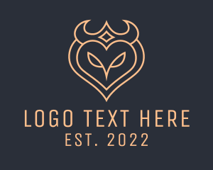 Love - Elegant Brown Owl logo design