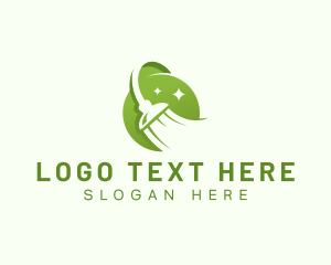 Hygiene - Broom Cleaning Housekeeping logo design