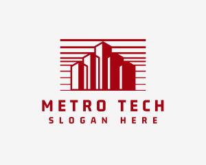 Metro - Urban City Architecture logo design