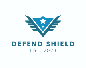 Defend - Scout Star Wing logo design