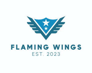 Wings - Scout Star Wing logo design