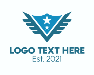 Airforce - Blue Scout Badge logo design