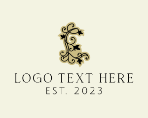 Vineyard - Vine Garden Letter L logo design
