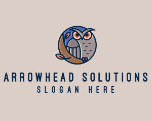 Night Owl Bird logo design