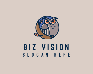 Night Owl Bird logo design