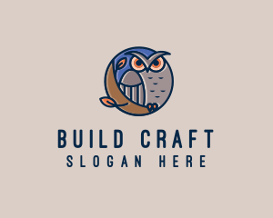 Night Owl Bird logo design