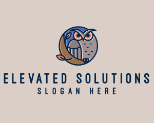 Night Owl Bird logo design