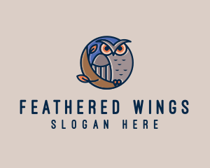 Night Owl Bird logo design