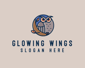 Night Owl Bird logo design