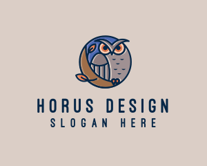 Night Owl Bird logo design