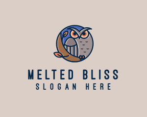 Night Owl Bird logo design