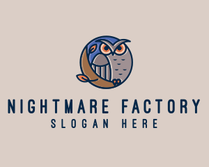 Night Owl Bird logo design