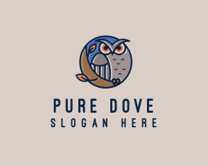 Night Owl Bird logo design