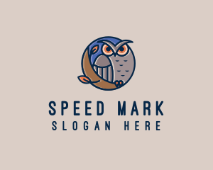 Night Owl Bird logo design