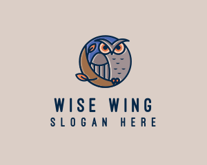 Night Owl Bird logo design