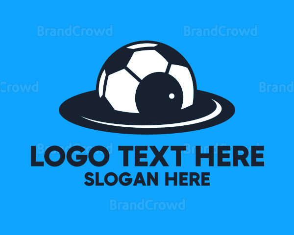 Spaceship Soccer Team Logo