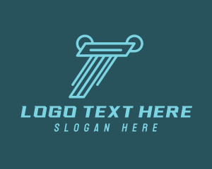 Fast Digital Letter T Logo