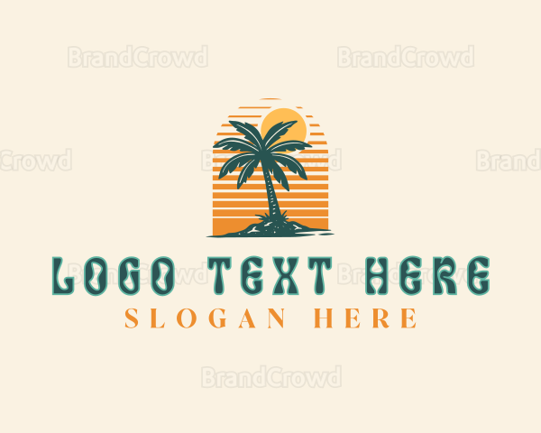 Beach Resort Getaway Logo