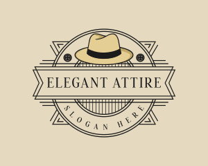 Attire - Rustic Fedora Hat Fashion logo design