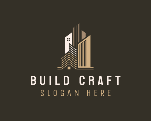 Real Estate Building Property logo design