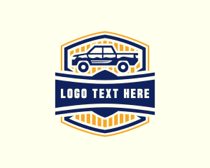 Drive - Delivery Pickup Truck logo design